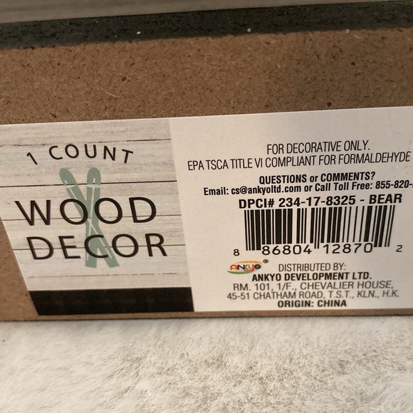 Target BP Christmas Wood Decor Bear, Deer and Reindeer - Picture 10 of 12